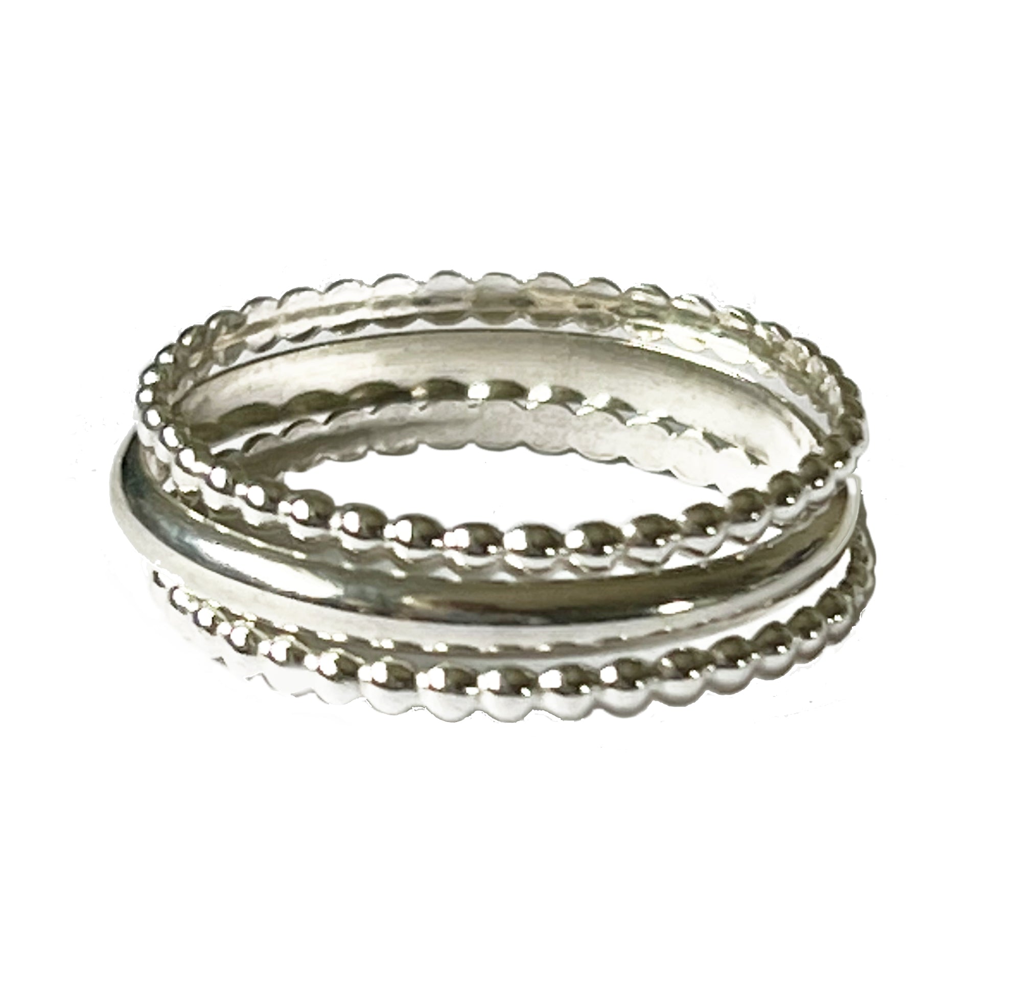 Tiny dainty stacking ring Sterling silver stackable ring Statement ring  Small — Discovered